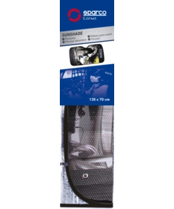 PARASOLE AUTO SPARCO "SPC1718L" IN ALLUMINIO, 140X70 CM